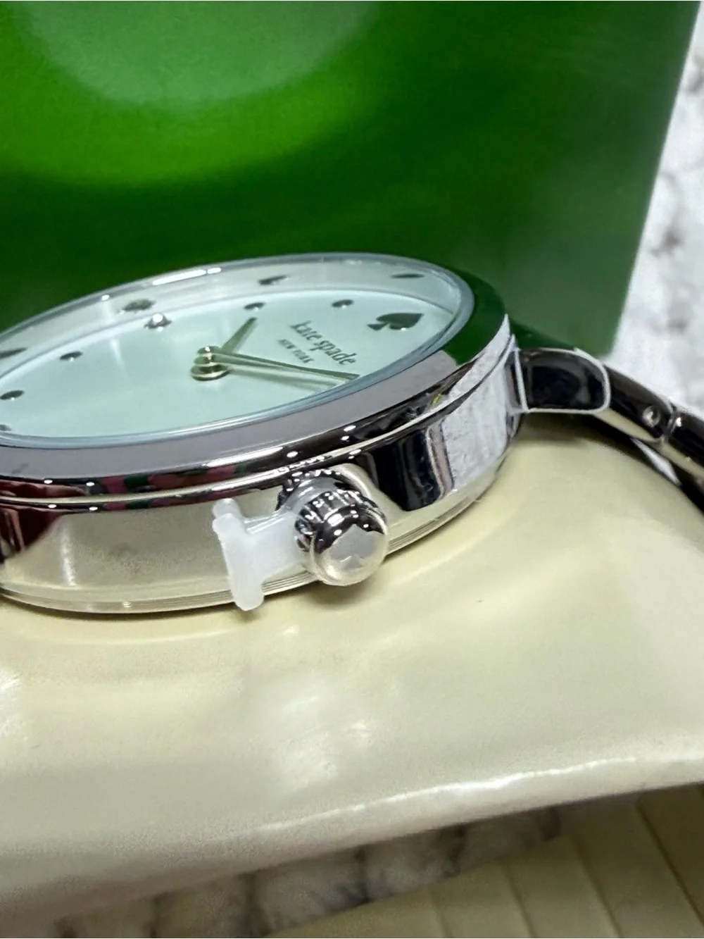 Kate Spade NY Metro Three-Hand Quartz Bracelet Watch & Crystal Bracelet Set NWT